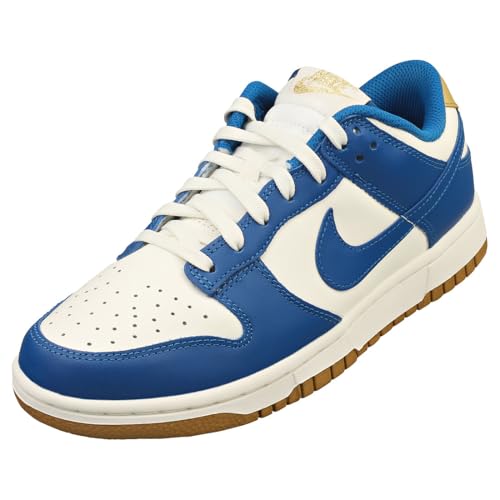 Nike Damen Dunk Low Sneaker, Sail Blue Jay Sail Blue Jay, 37.5 EU