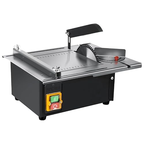 Mini Tischkreissäge, 1200W Tragbare Kleine Desktop Elektrosäge, 40mm