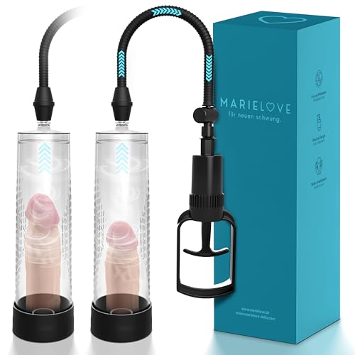 Penispumpe mit Zuggriff - 20cm Ø7cm - Potenzsteigerung Penisverlängerung Erektion Impotenzhilfe Penisvergrößerung Vakuumpumpe für Männer Potenz-Training
