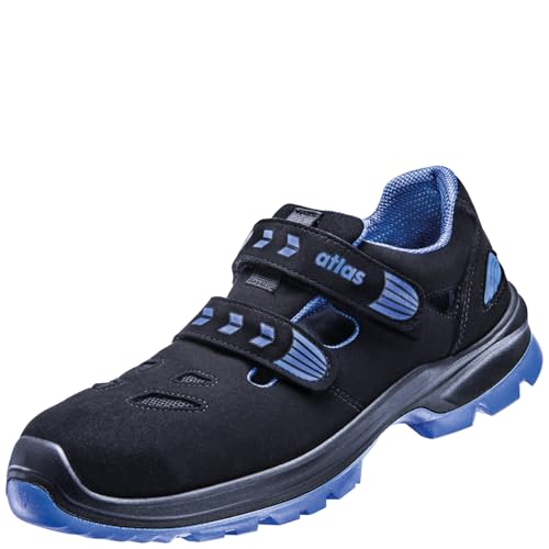 Atlas SL 465 XP Blue ESD Sicherheitschuhe Arbeitsschuhe für Herren und Damen S1P leicht, dynamisch, Aluminiumkappe Weite 10 Größe 43