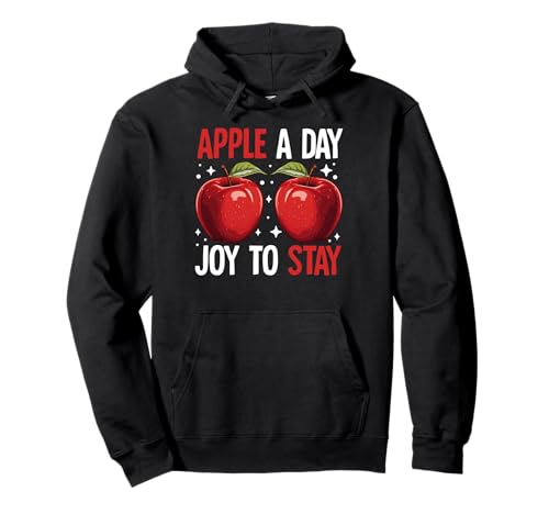 Apple a Day Joy to Stay Apple Pullover Hoodie