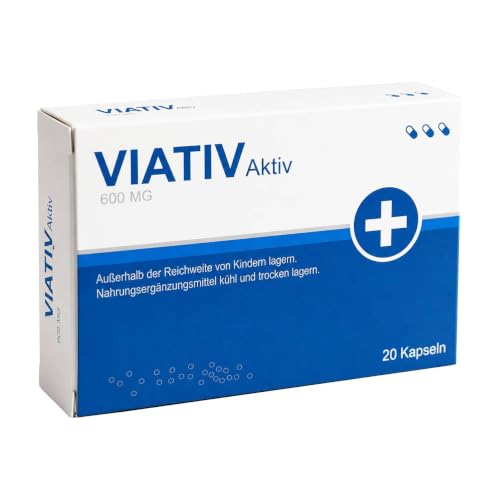 VIATIV Aktiv - 600 Milligramm for men – 20 Kapseln – Mit Tribulus Terrestris – Formel für Männer - Ideal für Paare