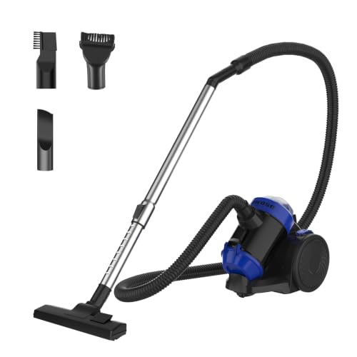 EFAN Staubsauger Beutellos, 1200W Starke Saugkraft, 1,5L Staubkapazität, HEPA-Filtersystem, für Hartböden und Teppiche, Blau