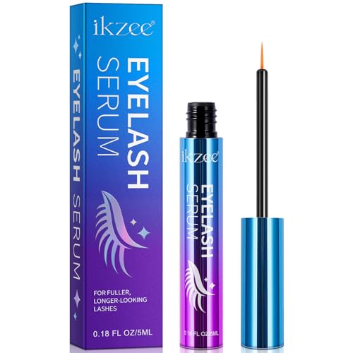 Wimpernwachstumsserum, Wimpernserum für Frauen, zur Förderung von dichteren, volleren und längeren Wimpern, 5 ml