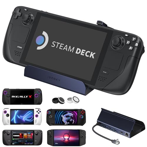 iVANKY 4K@144Hz Docking Station für Steam Deck/ROG Ally, 8-in-1 Dock