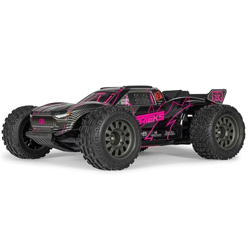 ARRMA VORTEKS 223S DSC 1:10 Brushless 2WD Stadium Truck RTR – Spektrum ESC & SLT2 Steuerung, 3660 4000 KV Motor, bis 80 km/h, 2S/3S LiPo, Pink