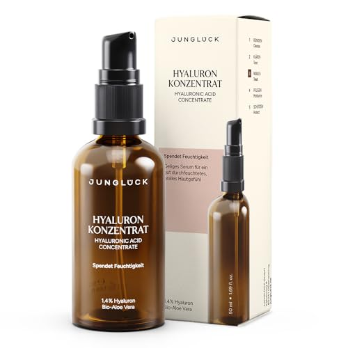 JUNGLÜCK Hyaluron Konzentrat – Well Aging mindert Fältchen und feine Linien