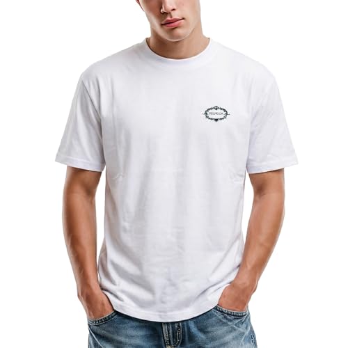 Pegador Reine Oversized T-Shirt Herren weiß, XL