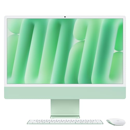 Apple iMac All-in-One Desktop-Computer mit M4 Chip mit 10 Core CPU und 10 Core GPU: 24