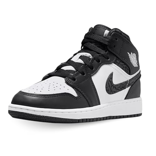 JORDAN Schuhe Air 1 Mid SE (GS) FB9909-001, WEISS SCHWARZ, 36 EU