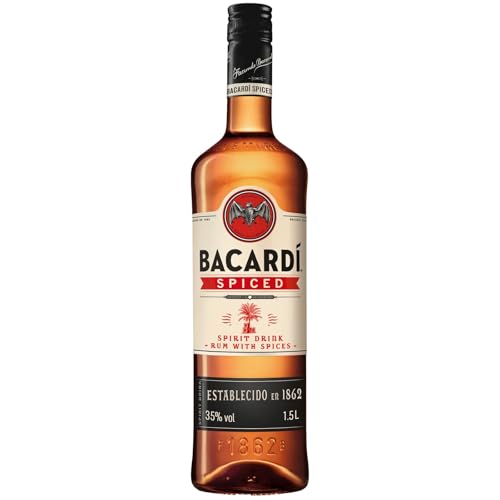 BACARDÍ Spiced, 35% Vol., 150 cl/1.5 l, Premium-Spirituose aus fassgereiftem Rum, veredelt mit natürlichen Aromen und Gewürzen