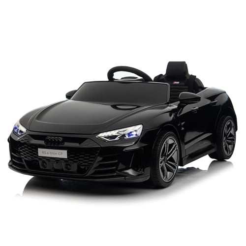 LEADZM Elektro Kinderauto 12V Kinder Elektroauto Kinderfahrzeug Schwarz