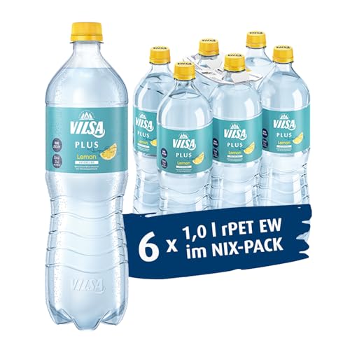 VILSA Plus Lemon, 6 x 1,00 l PET