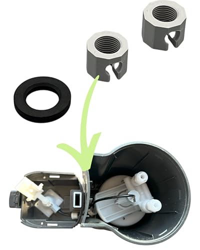 PLEXONE Reparaturset für Sodastream Crystal 1.0 & 2.0 Jet Spirit Easy Crystal Terra 2X Ersatzmutter + CO2 Dichtung Ersatzteil Reparatur