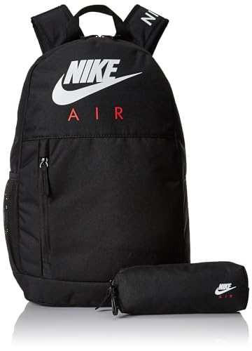 Nike Kinderrucksack (20 L), Black/Black/University Red, FD2918-010, MISC