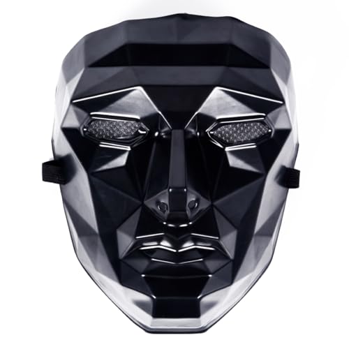 Costumed Boss Game Maske Squid für Halloween & Fasching, Bösewicht als Kostüm für Herren & Damen (Boss Mask)