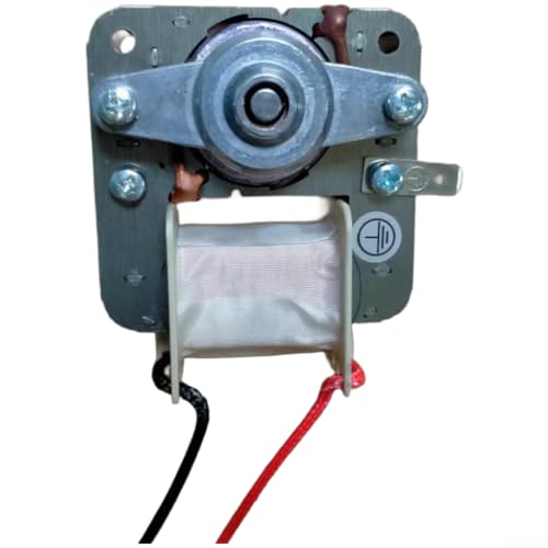 220V Luftfritteusen-Lüftermotor, 4,2W Schattierter Pol-Asynchronmotor, Silberner Ersatzmotor für Haushaltsger?te, Langlebige Konstruktion für Effiziente Reparatur in Kleinen Küchen, 1 Stück