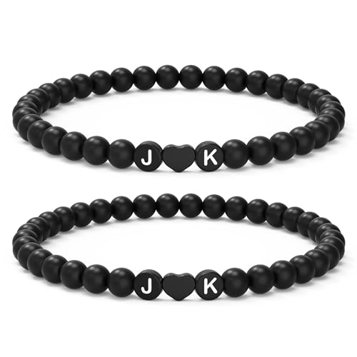 Partner Geschenk | Pärchen Geschenk | Für Freundin | Partner Armbänder | Armband mit Buchstaben | Partnerarmbänder