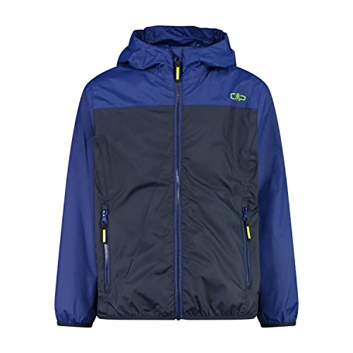 CMP - Kinderjacke mit Regenkapuze, Schwarz Blau, 176