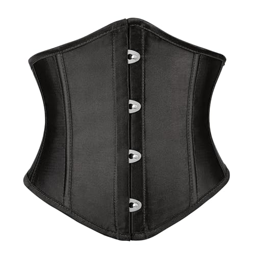 JasGood Damen Tied Waspie Gürtel,Steampunk Korsettgürtel Vintage Korsett Lace Up Breiter Gürtel
