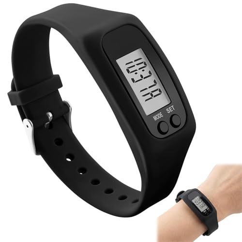 Schrittzähler Uhr,3D-Schrittzähler,Kalorienzähler,Fitness Armband