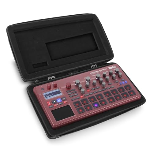 UDG Creator Hardcase für Korg Electribe/Sampler - Professionelle DJ Schutzhülle aus DuraShock Eva, Wasserabweisend mit Fleece-Innenfutter und Tragegriff - Schwarz (U8434BL)