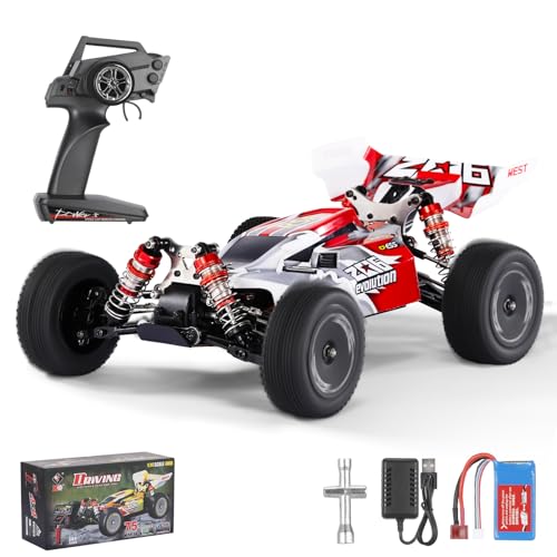 Goolsky XKS 144001 Ferngesteuertes Auto, 60 km/h Off-Road Auto Hochgeschwindigkeits 1/14 4WD RTR mit Buggy und Allradantrieb
