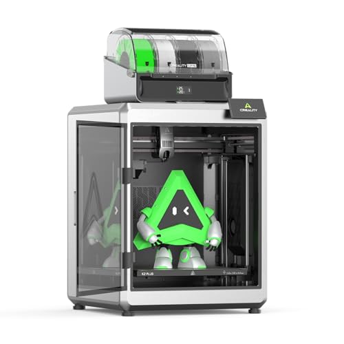 Creality K2 Plus Combo 3D-Drucker, 16-Farben-Druck (*3 CFS), „Apus“-Direktantriebsextruder, Closed-Loop FOS-Motoren, automatische Neigungserkennung, aktiv beheizte Druckkammer, 350 * 350 * 350mm