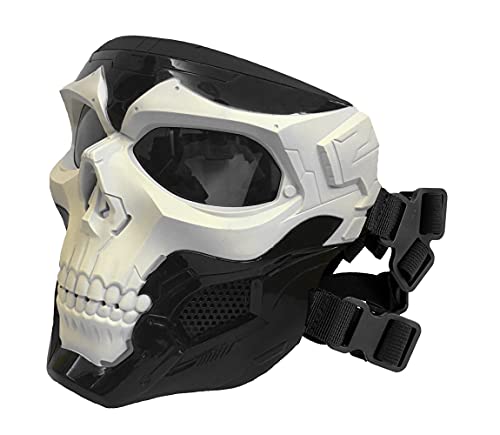 Airsoft Maske Paintball Masken Taktische Schädel Maske Full face Militär Schutzmaske Vollgesichtsmaske für Halloween Jagd CS Kriegsspiel Cosplay