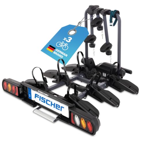 FISCHER Kupplungsfahrradträger ProlineEvo 3 I Fahrradträger Anhängerkupplung I Fahrradträger Auto I Fahrradträger E-Bike