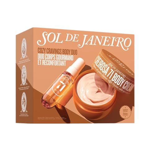 Sol de Janeiro Cheirosa 71 Cozy Cravings Body Duo Set, Parfüm-Nebel 30ml und Körpercreme 240ml, Limited Edition Geschenkset