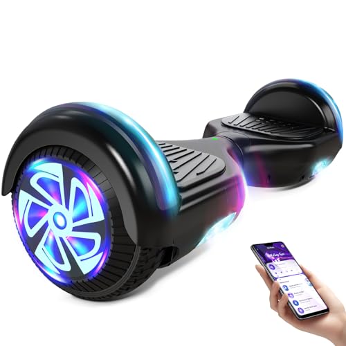 Off-Road-Hoverboards mit LED-Lichtern, selbstbalancierend, mit Bluetooth, für Kinder von 6-12 Jahren