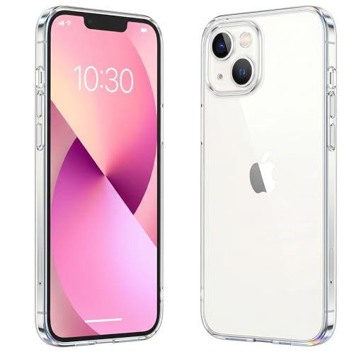 caslord Transparent Hülle Kompatibel mit iPhone 13