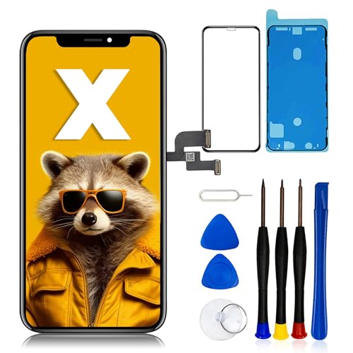 EFAITHLIFE für iPhone X Display LCD Display and 3D-Touchscreen-Digitalisierer mit Reparaturwerkzeug