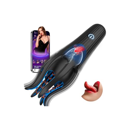 Tagnaff Masturbieren für Männer Penis Eichel Stimulator mit APP