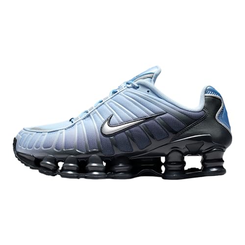 Nike Shox TL Damenschuhe (Anthrazit/Light Armory Blue/Metallic Silver), Anthrazit/Light Armory Blue/Metallic Silver, 39 EU