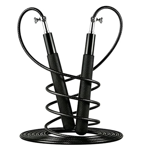 Zosilong 3M Verstellbare Springseil Erwachsene Fitness, Springseil für Alle Größen & Körpertypen, Speed Rope für Fitness & Ausdauer & Seilspringen Training, für Herren/Damen
