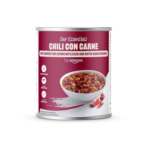 by Amazon Chili con carne mit Schweinefleisch und roten Bohnen, 800g
