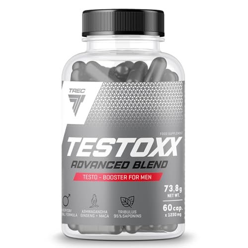 Trec Nutrition - TESTOXX - Erweiterte Mischung - Booster für Männer - Testosteron - Pflanzenextrakte - 60 Kapseln