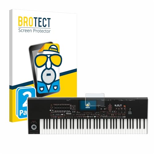 BROTECT Entspiegelungs-Schutzfolie für KORG Pa4x (2 Stück) Matte Displayschutz-Folie, Anti-Reflex, Anti-Fingerprint