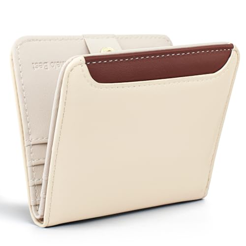 Pomelo Best Damen Geldbeutel Klein mit RFID-Schutz, Mini Portemonnaie aus Weichem PU-Leder, Stylisches Design mit Druck, leicht & praktisch für Alltag und Reise