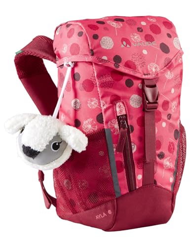 VAUDE Kinder-Rucksack Ayla für Mädchen & Jungen, komfortabler Wanderrucksack für Kinder, 6 L in rosa, wetterfester Kindergartenrucksack mit innovativem Tragesystem & reflektierenden Elementen