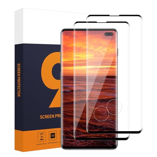 Carantee 2 Stück für Panzerglas für Samsung Galaxy S10 Plus Schutzfolie