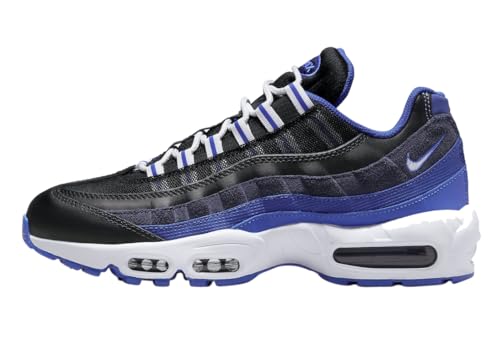Nike Herren Air Max 95 Low Top, Black/White-Tm Royal-Deep Royal Blue, 43 EU
