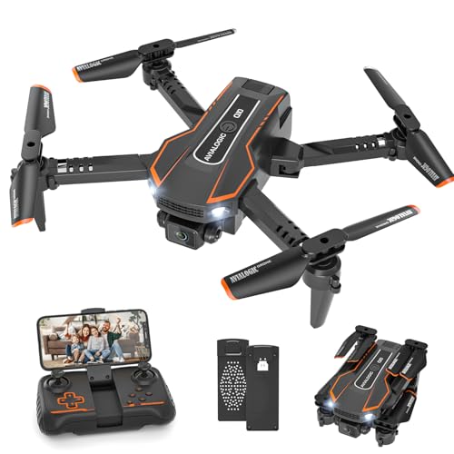 Drohne mit Kamera HD 720P für Kinder, RC Drone Quadcopter mit Kopflos Modus, 3D Flip, Höhenhaltung, Flugbahn, Spielzeug und Geschenke für Jungen Mädchen Anfänger