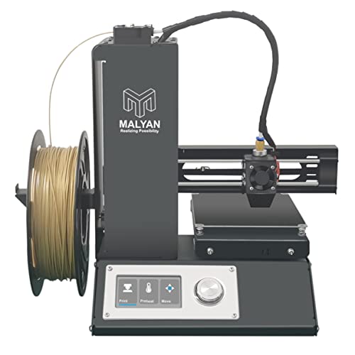 MALYAN M200 Mini 3D Drucker - Out of The Box 3D Druckers für Kinder und Anfänger, kostenlose Probe PLA Filament, Druckgröße 120x120x120mm
