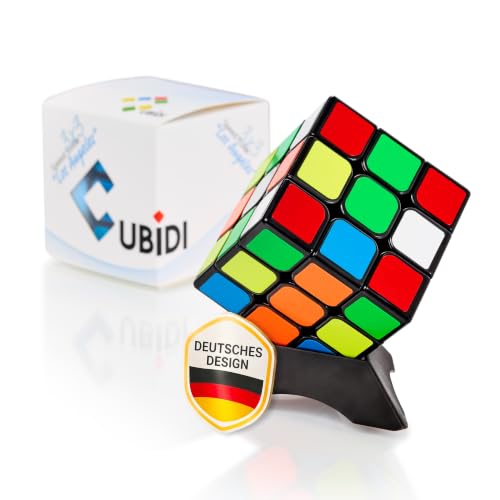 CUBIDI® Zauberwürfel 3x3 – Typ Los Angeles – Speed Cube für alle Altersgruppen