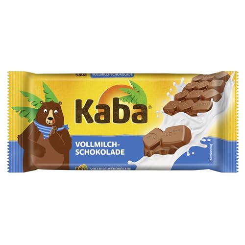 Kaba Vollmilchschokolade, 90g Tafel, zartschmelzende Vollmilch