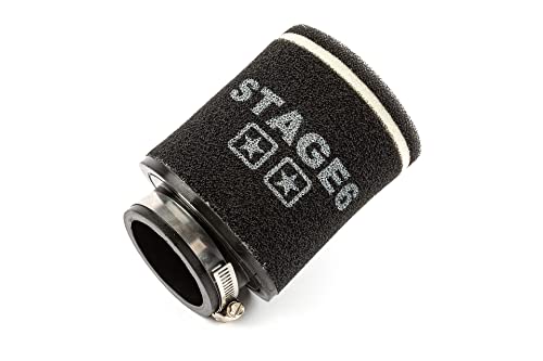 Racingluftfilter Stage6 Double-Layer KLEIN AirBox Schwarz 70mm Anschluss