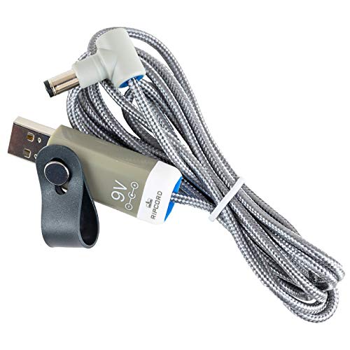 MyVolts Ripcord-USB-Ladekabel mit 9V DC Ausgangsstecker kompatibel mit Korg Electribe 2 Sampler